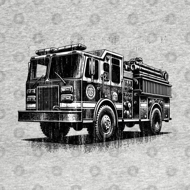 Fire Truck by Vehicles-Art